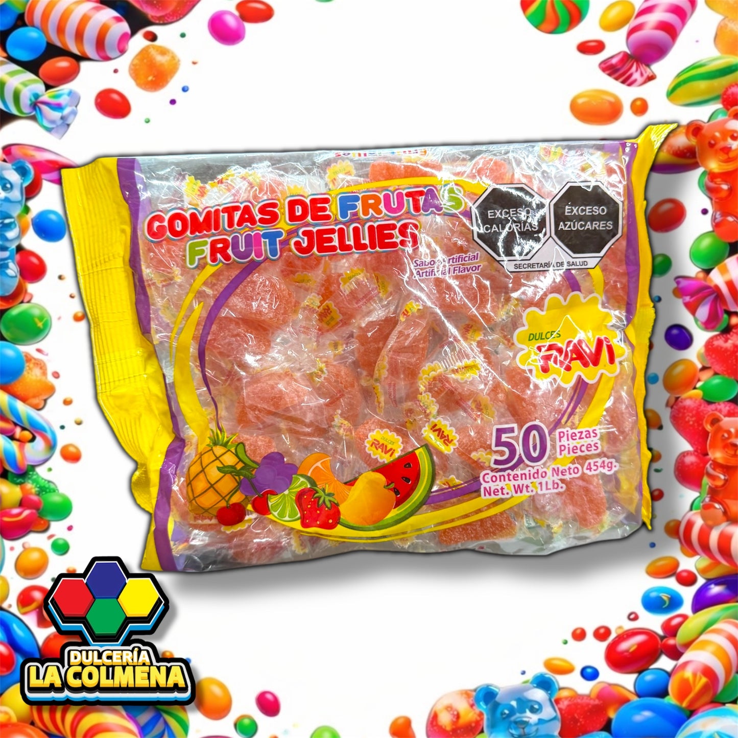 Gomitas de Naranja Ravi 50 piezas