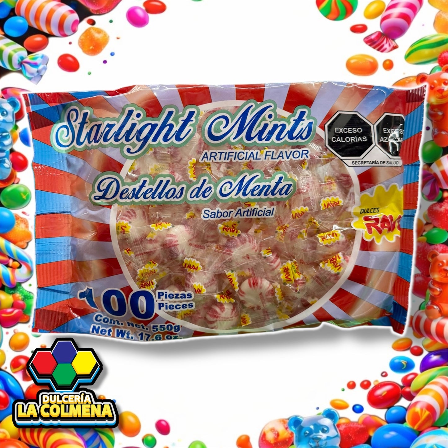 Mentas Starlight Ravi 100 piezas