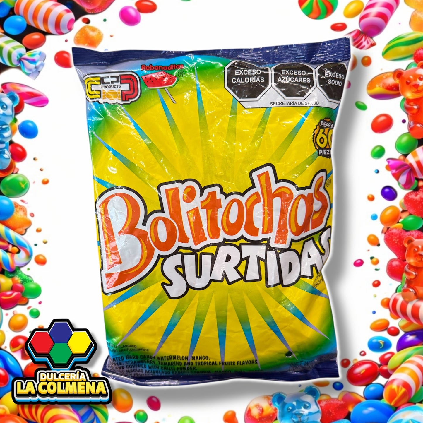 Bolitochas Surtidas 60 piezas