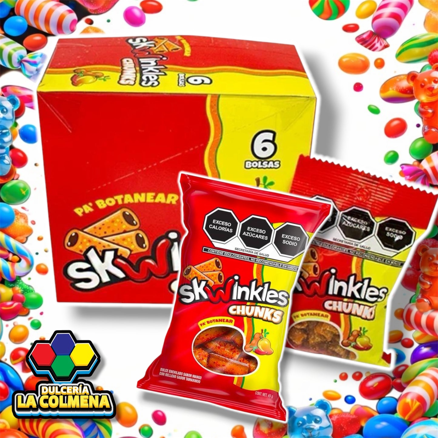 Skwinkles Chunks 6 piezas