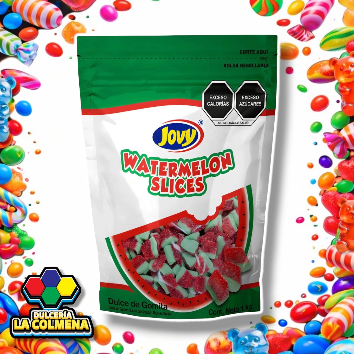 Watermelon Slices Jovy 1 kg