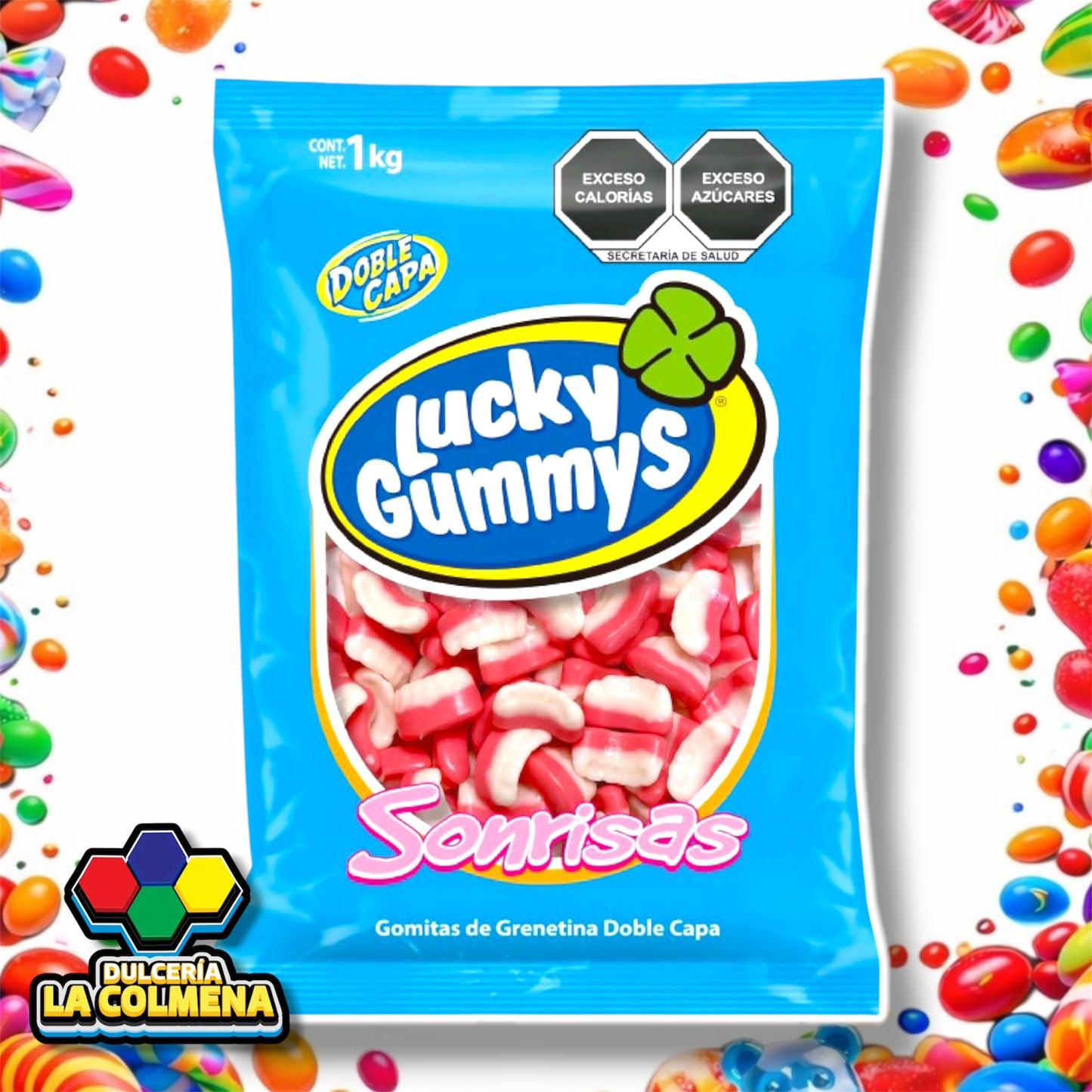 Sonrisas Lucky Gummys 1 Kg