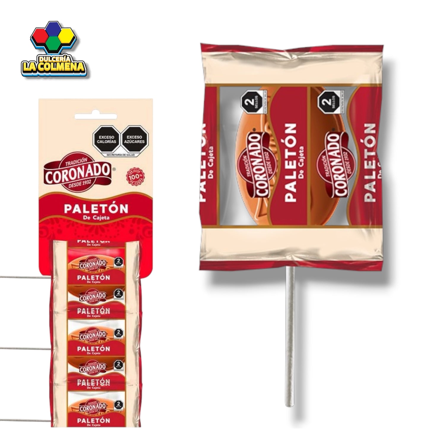 Paletón Coronado Cajeta 10 piezas