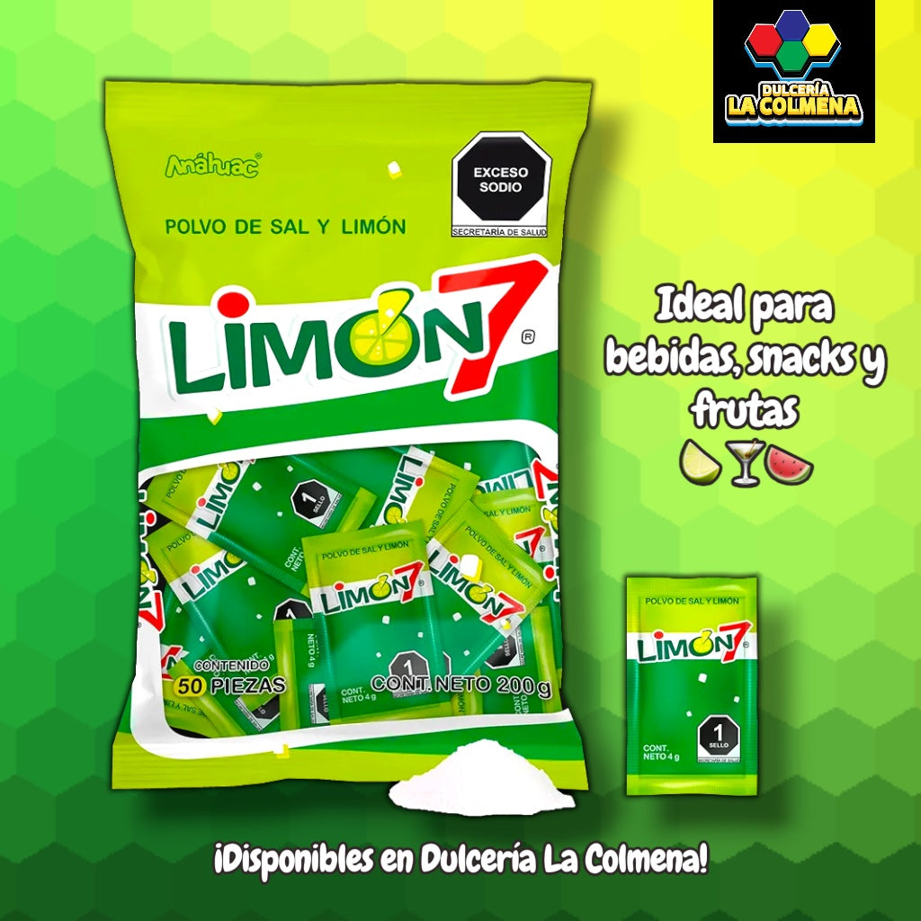 Polvo Limón 7 100 piezas