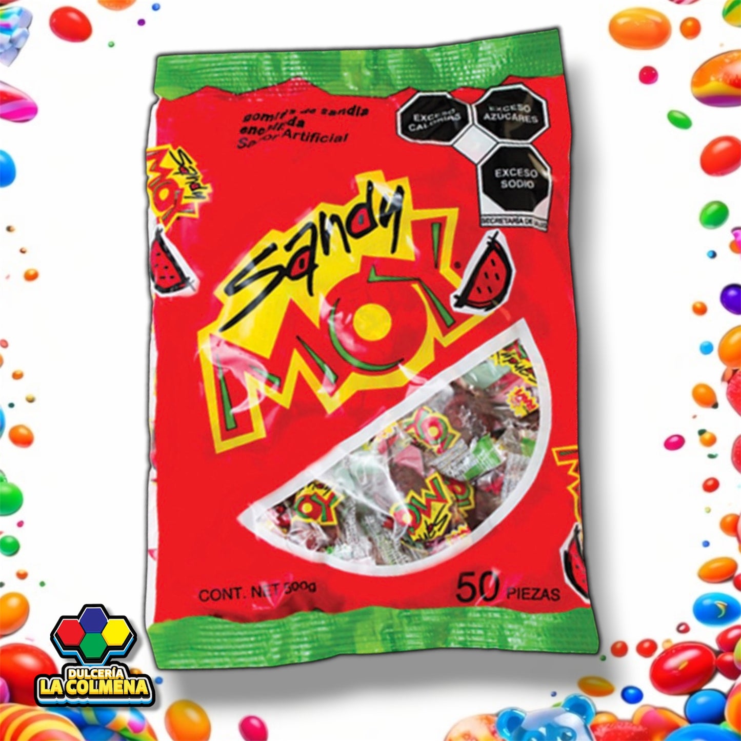 Gomas Sandy Moy Ravi 50 piezas
