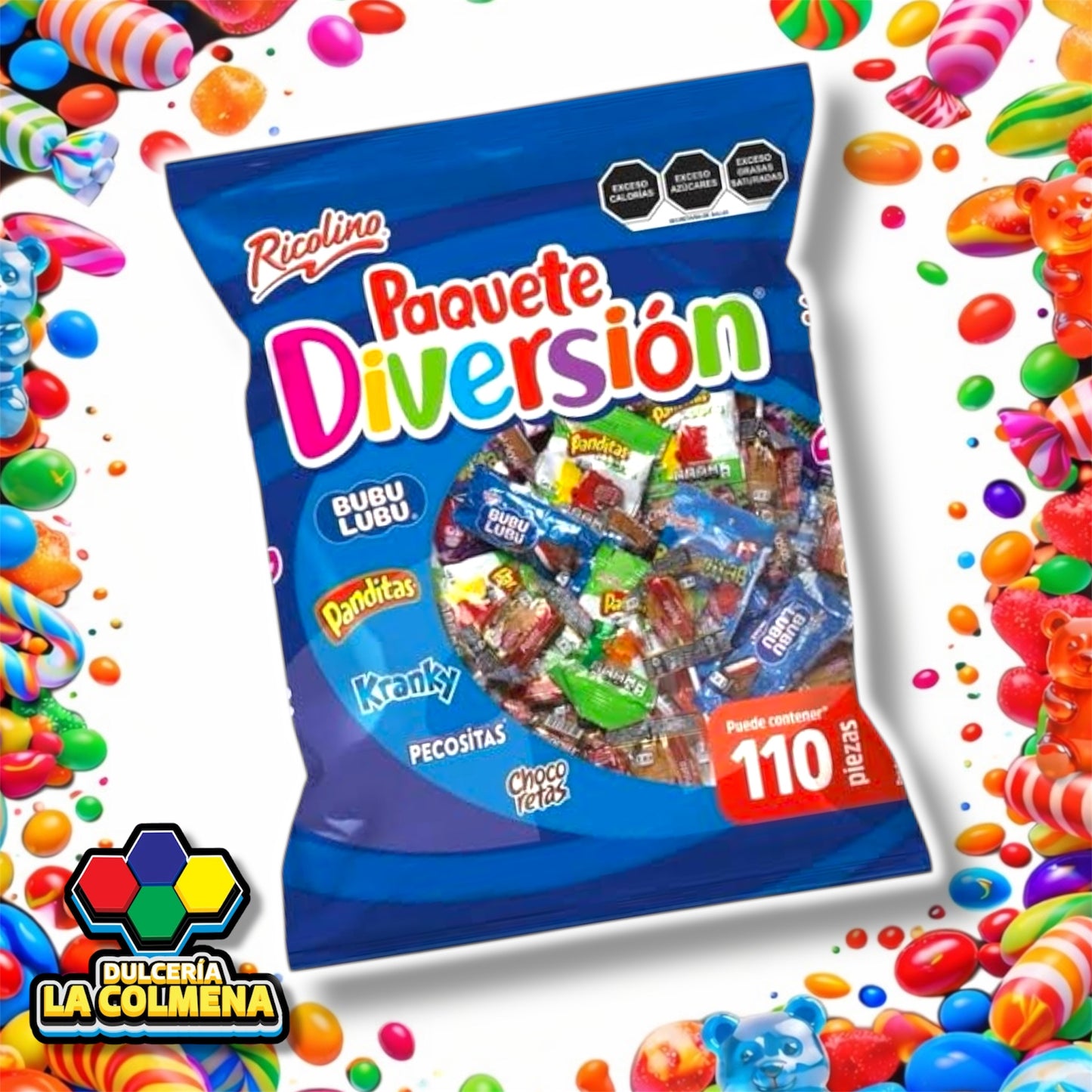 Paquete Diversión Ricolino
