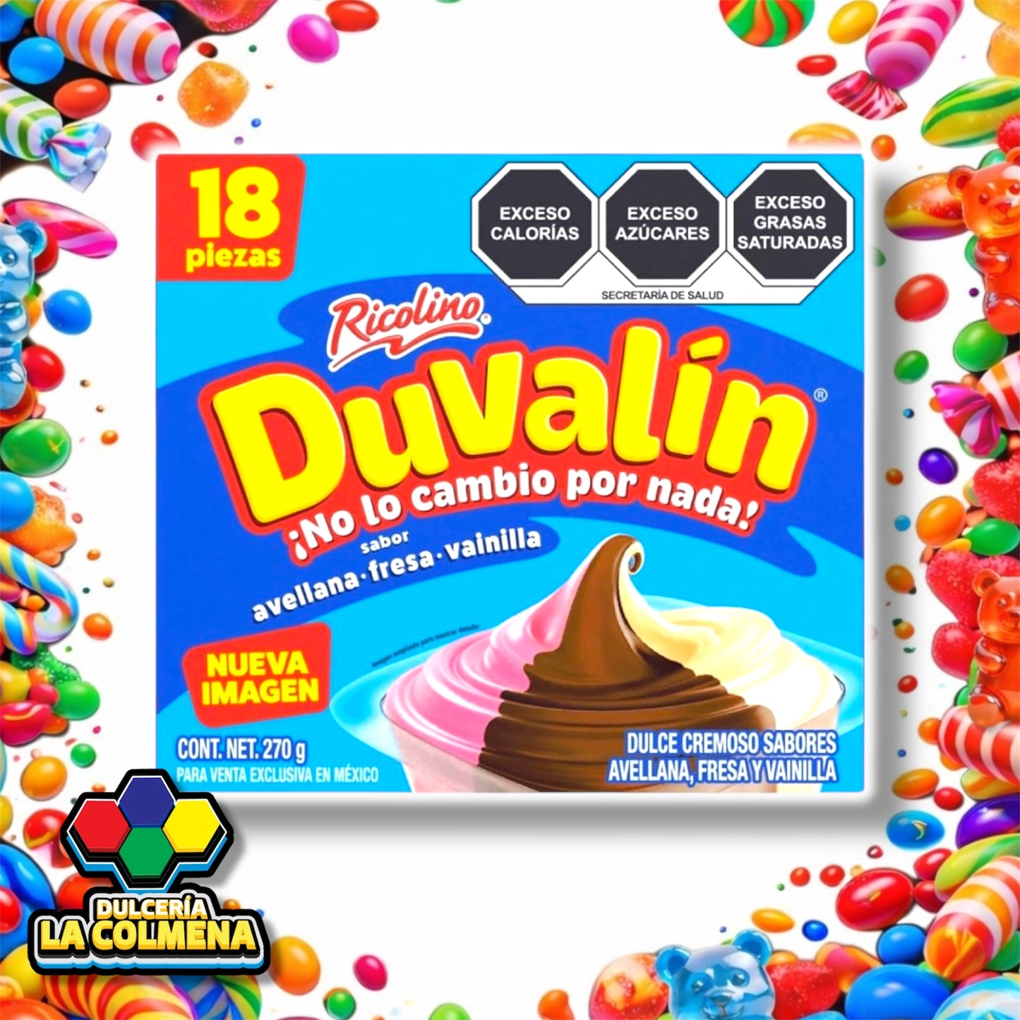 Duvalín Trisabor 18 piezas