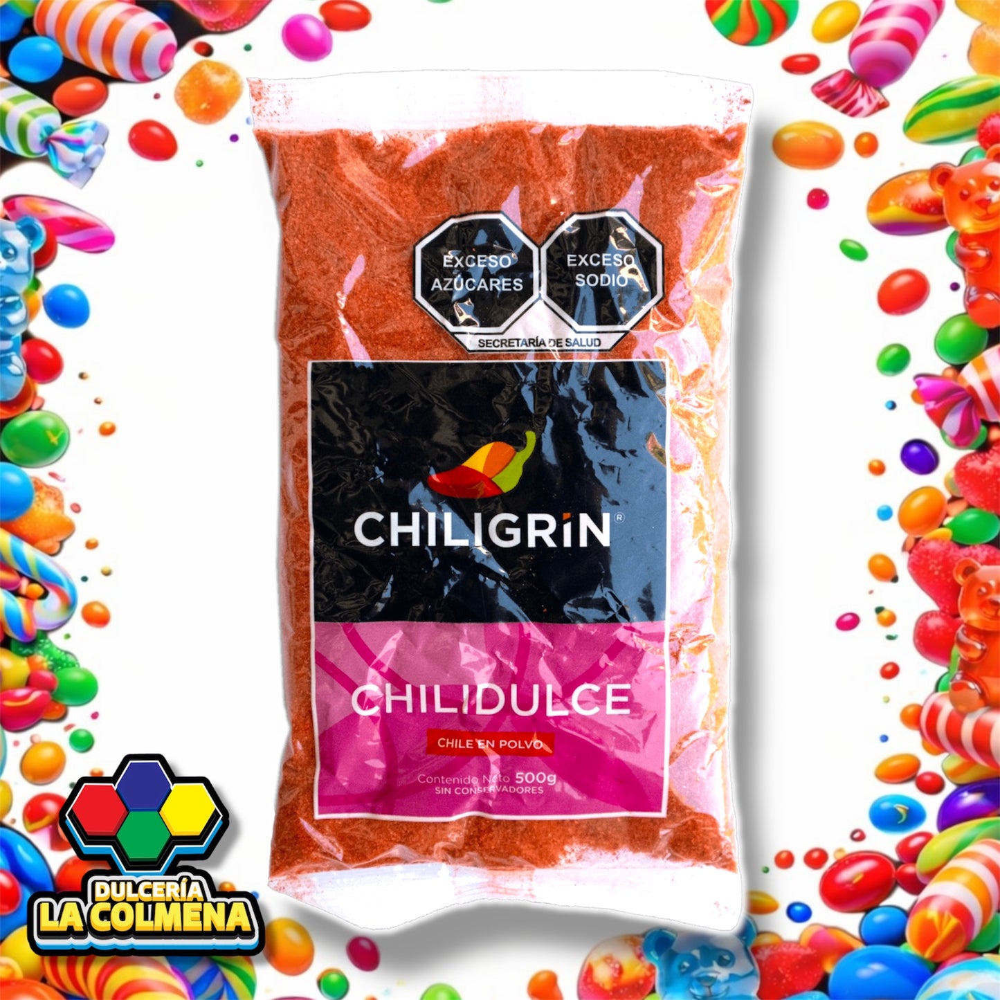 Polvo Chilidulce Chiligrin 500 gr