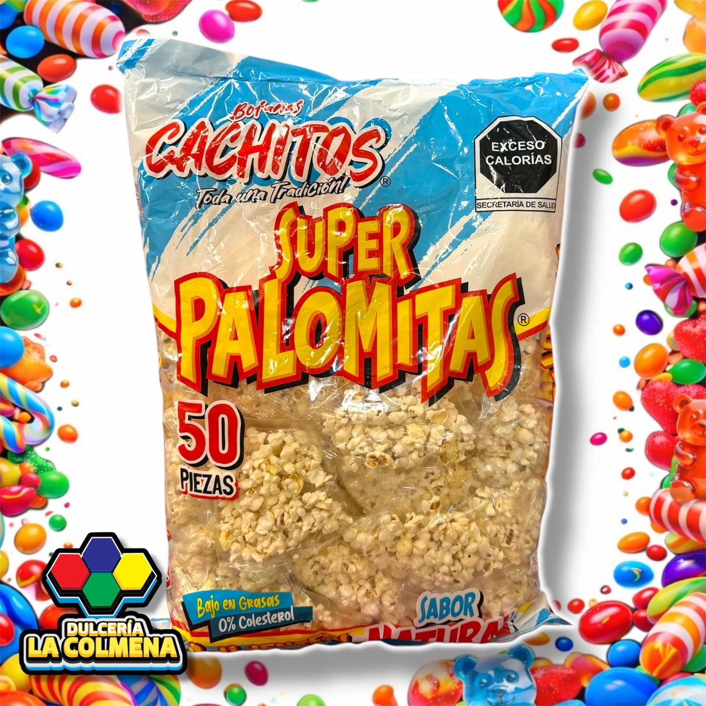 Súper Palomitas Cachitos 50 piezas