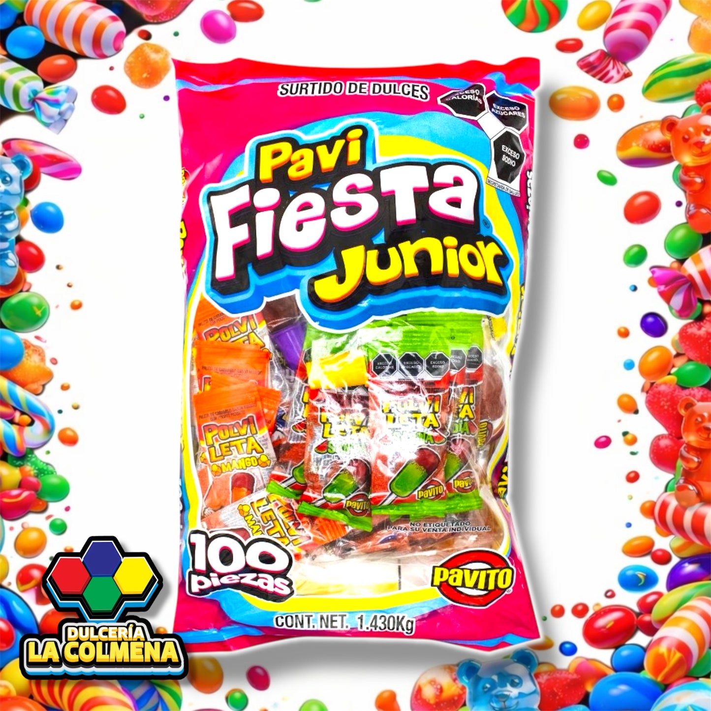 Surtido Pavi Fiesta Junior 100 piezas