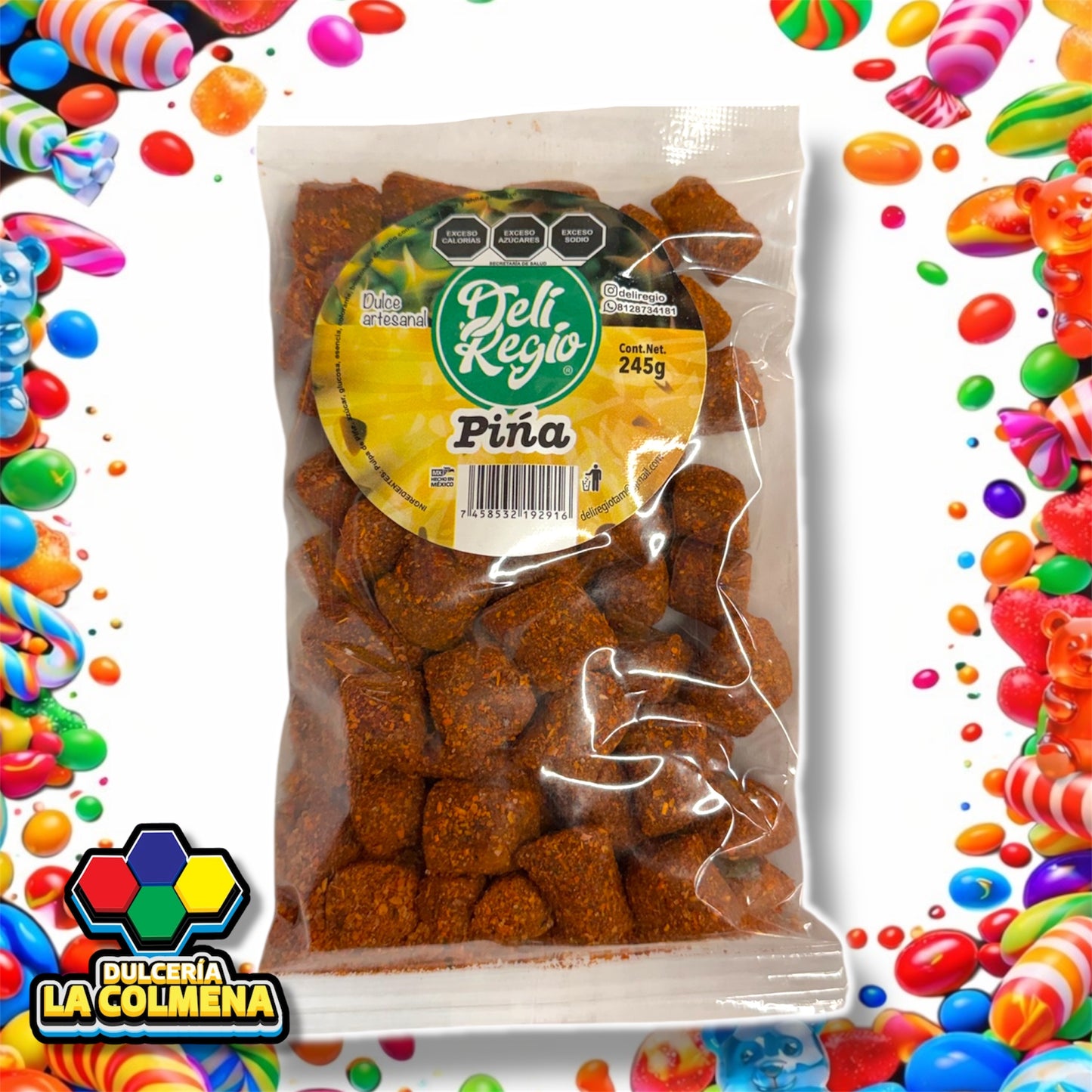 Gomas Enchiladas Piña Deliregio 245 gr