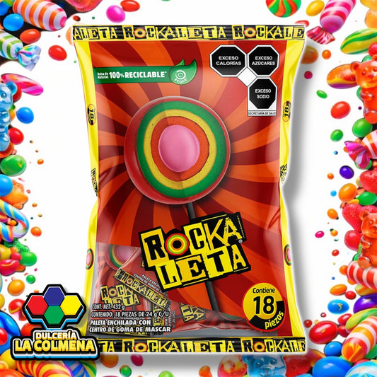 Paleta Rockaleta 18 piezas