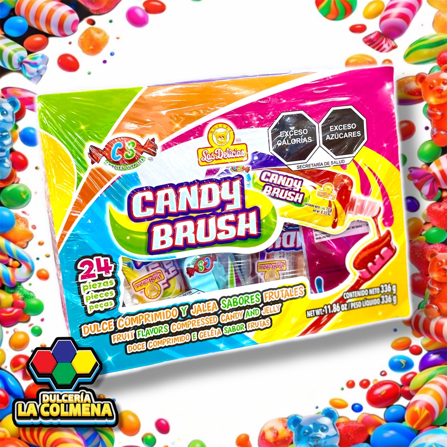 Candy Brush 24 piezas