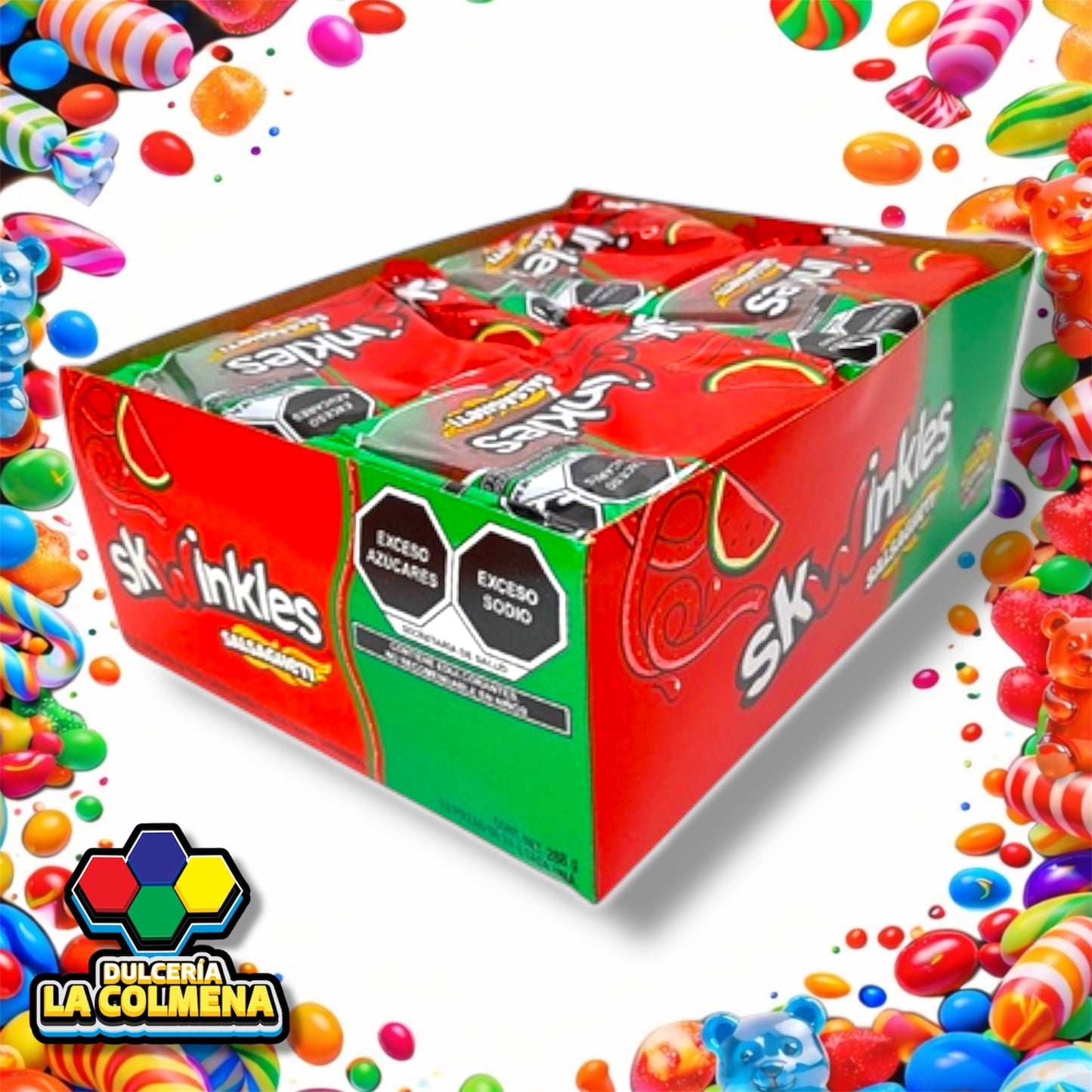 Skwinkles Salsagueti 12 piezas