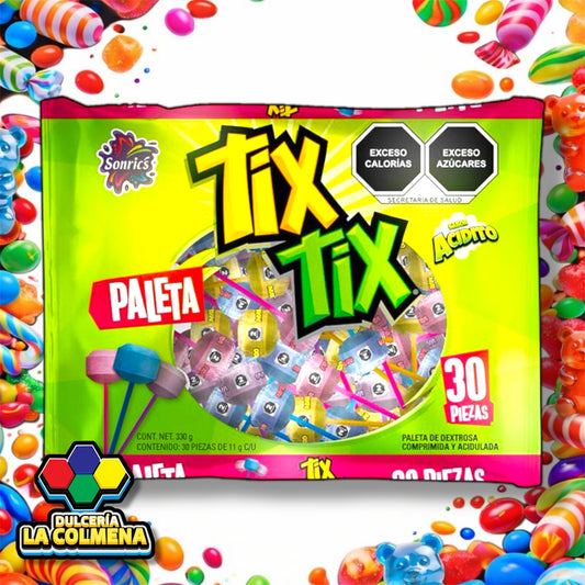 Paleta Tix Tix 30 piezas