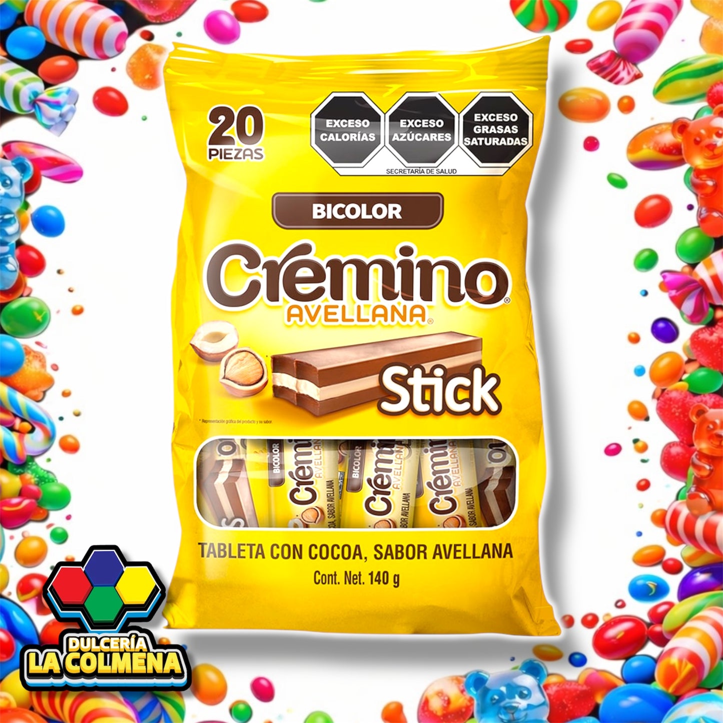 Cremino Stick 20 piezas