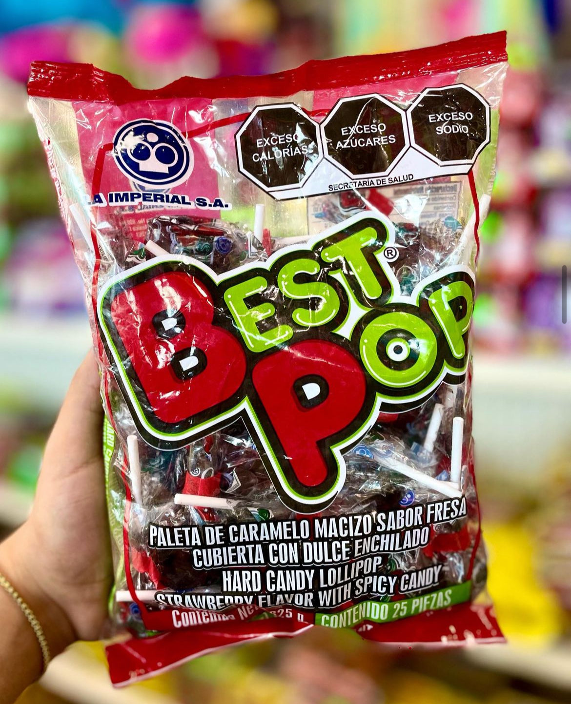 Paleta Best Pop 25 piezas