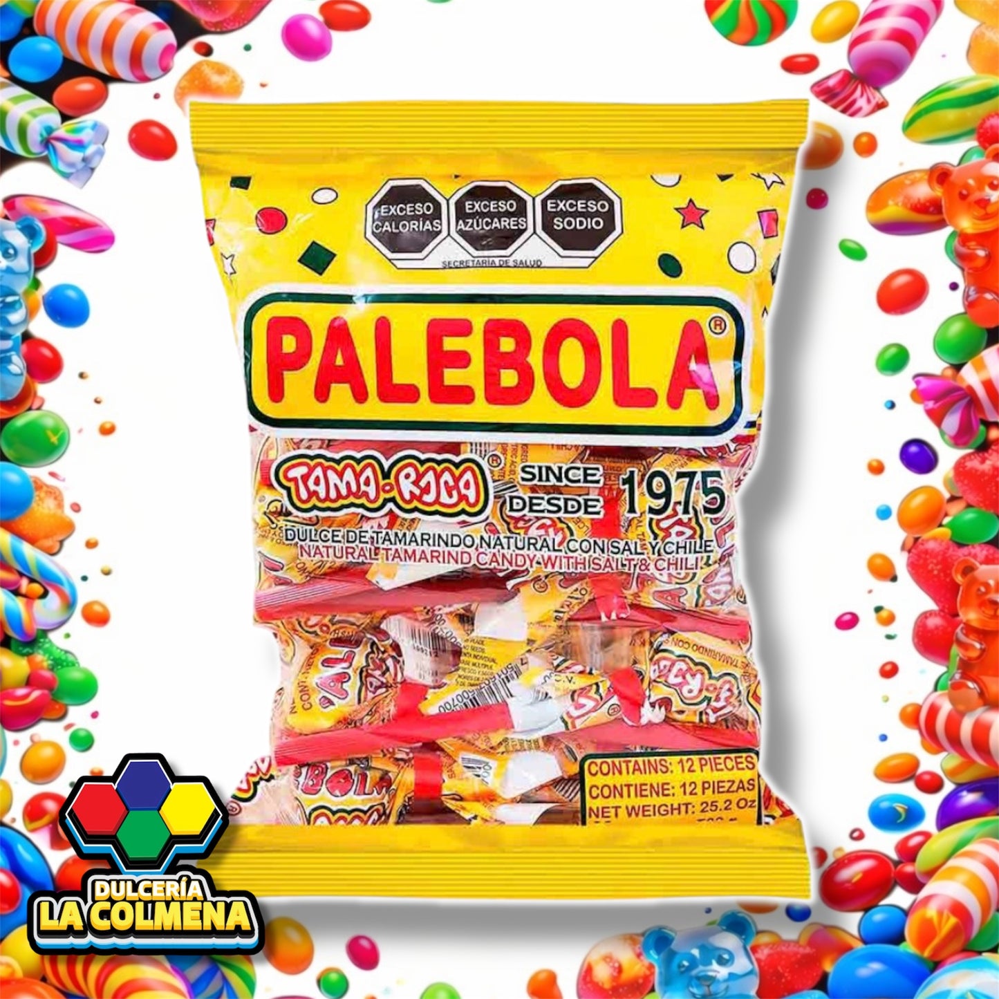 Palebola tamarindo 12 piezas