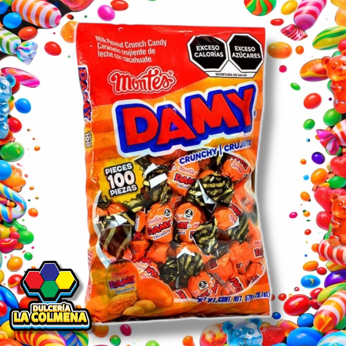 Caramelo Damy Montes 100 piezas