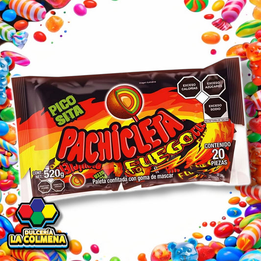 Paleta pachicleta Fuego 20 piezas