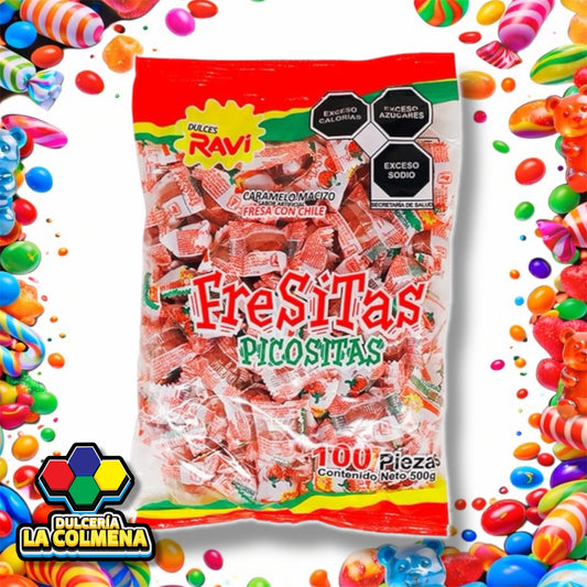 Fresitas Picositas Ravi 100 piezas
