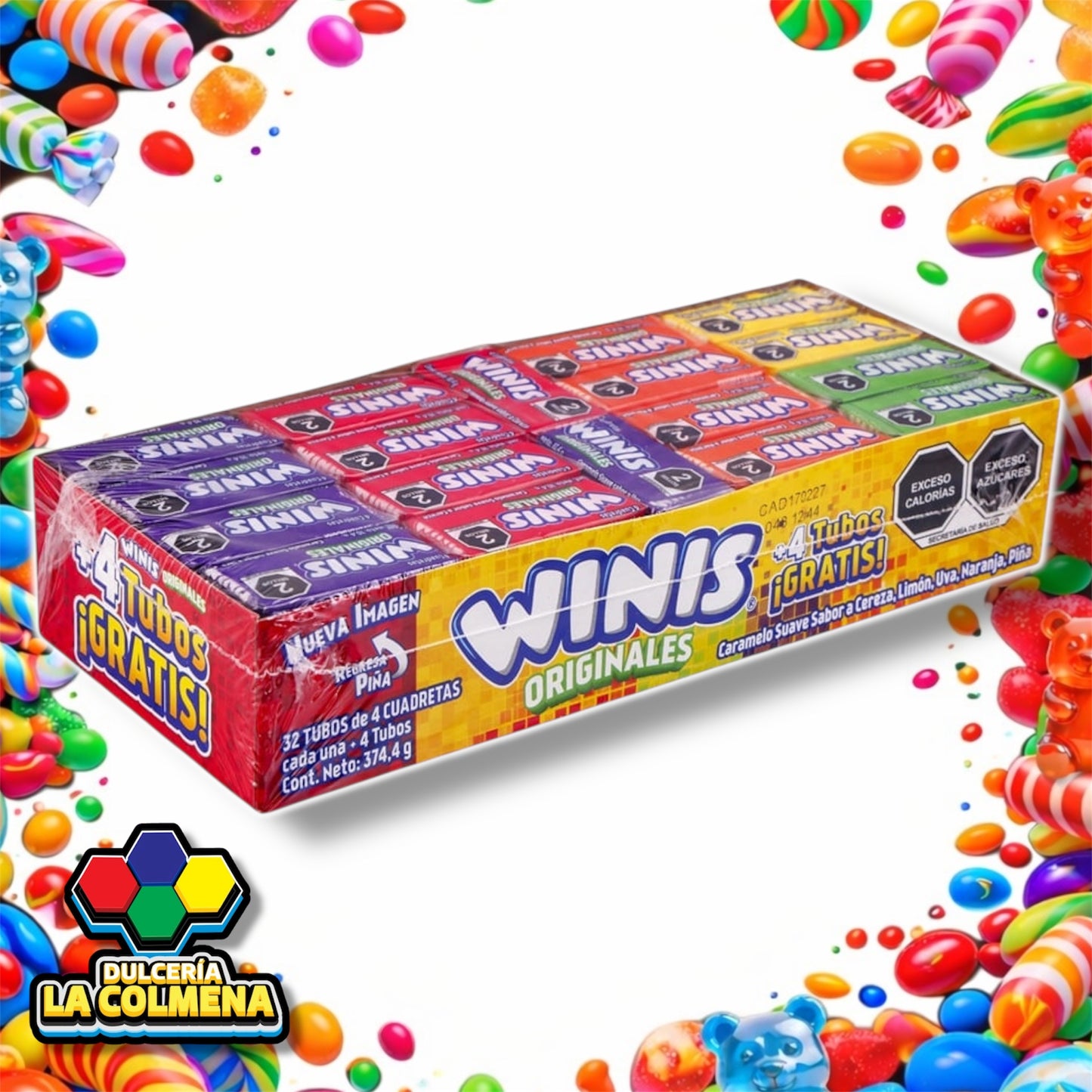 Winis tubos originales 32+4 piezas