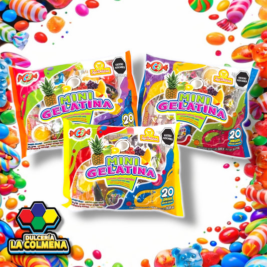 Mini Gelatinas 20 piezas