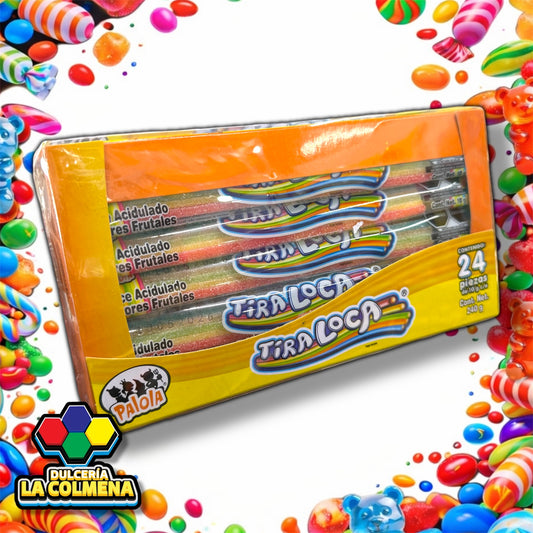 Gomita Tira Loca 24 piezas