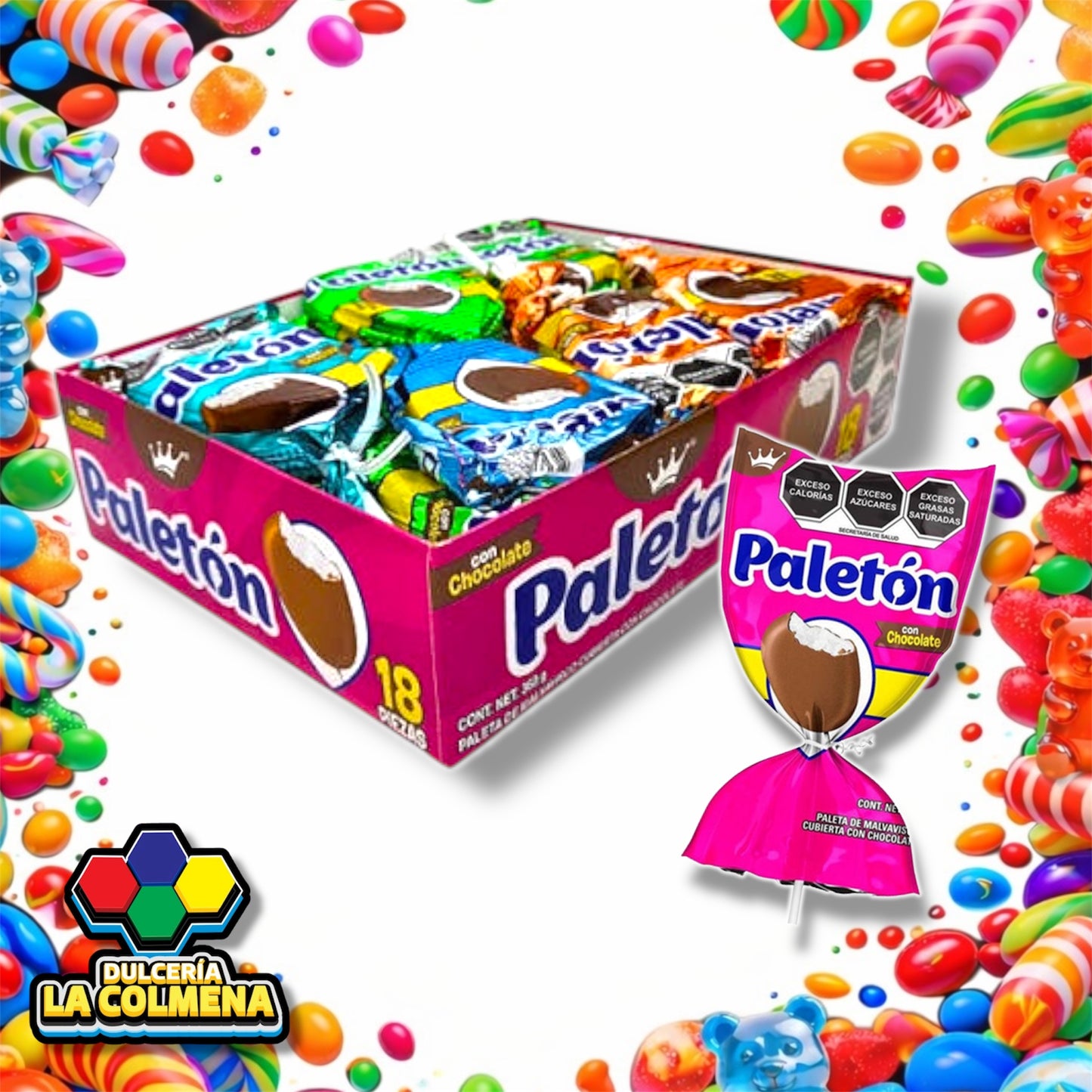 Paletón Corona 18 piezas