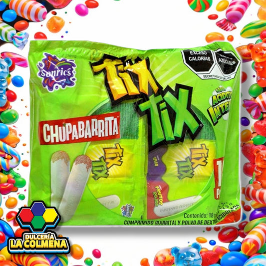 Tix Tix chupabarrita 18 piezas