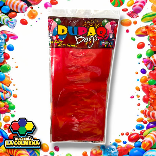 Bolsa Celofán Roja 25 piezas