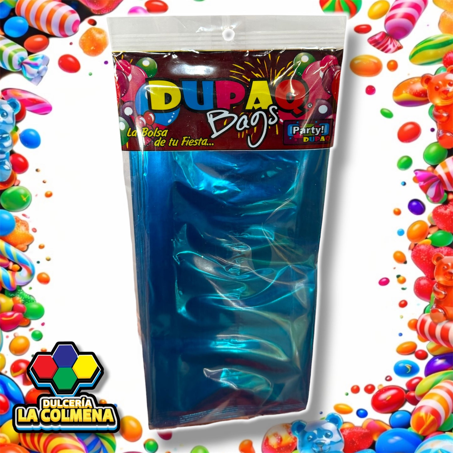Bolsa Celofán Azul 25 piezas