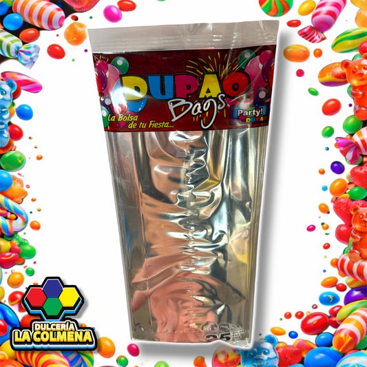 Bolsa Celofán Plata 25 piezas
