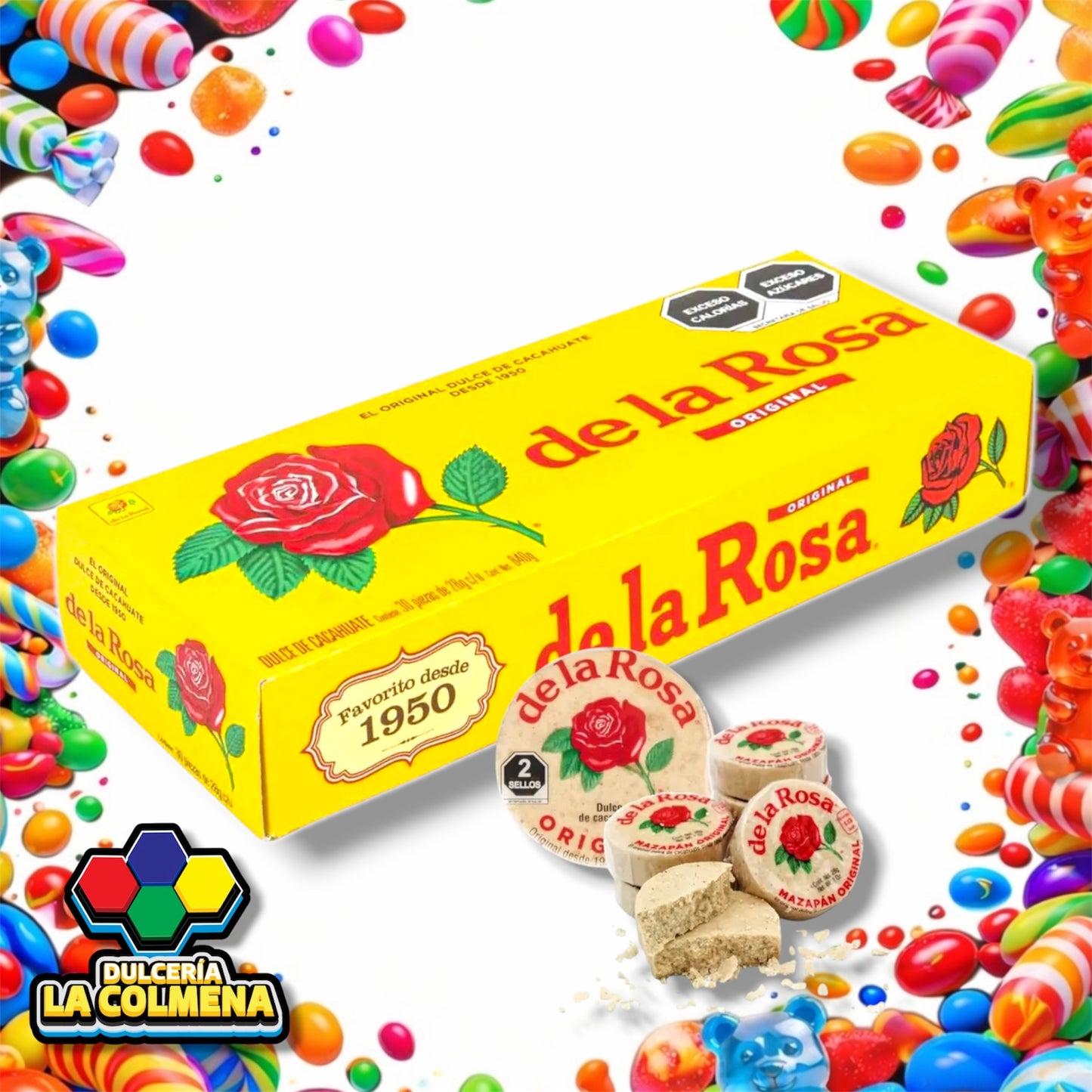 Mazapán De La Rosa 30 piezas