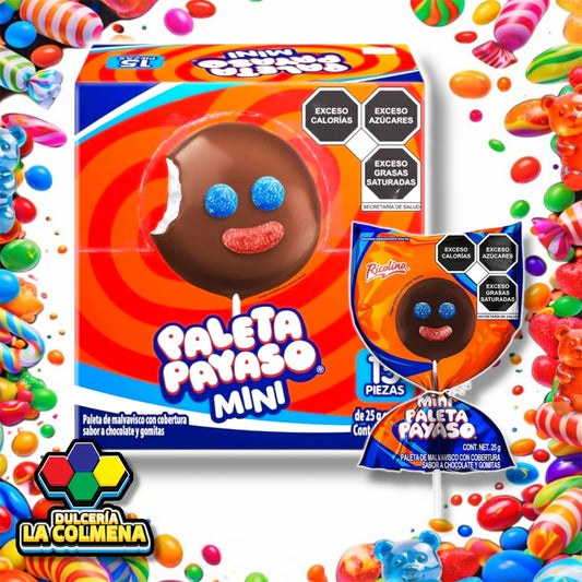 Paleta Payaso Mini 15 piezas
