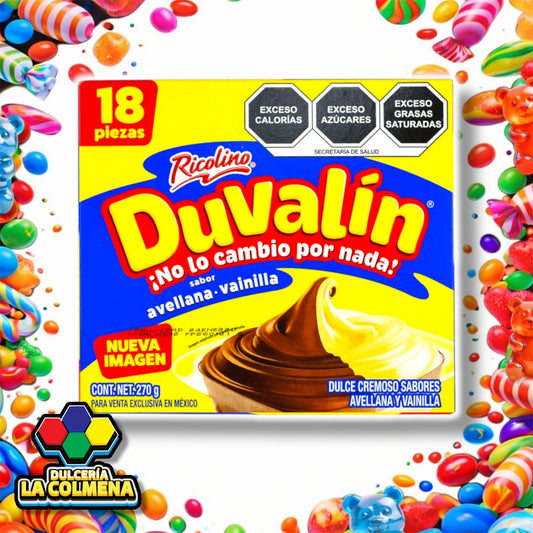 Duvalín sabor avellana vainilla 18 piezas