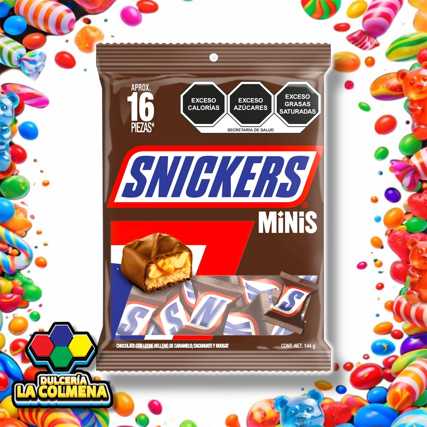 Snickers Minis 16 piezas