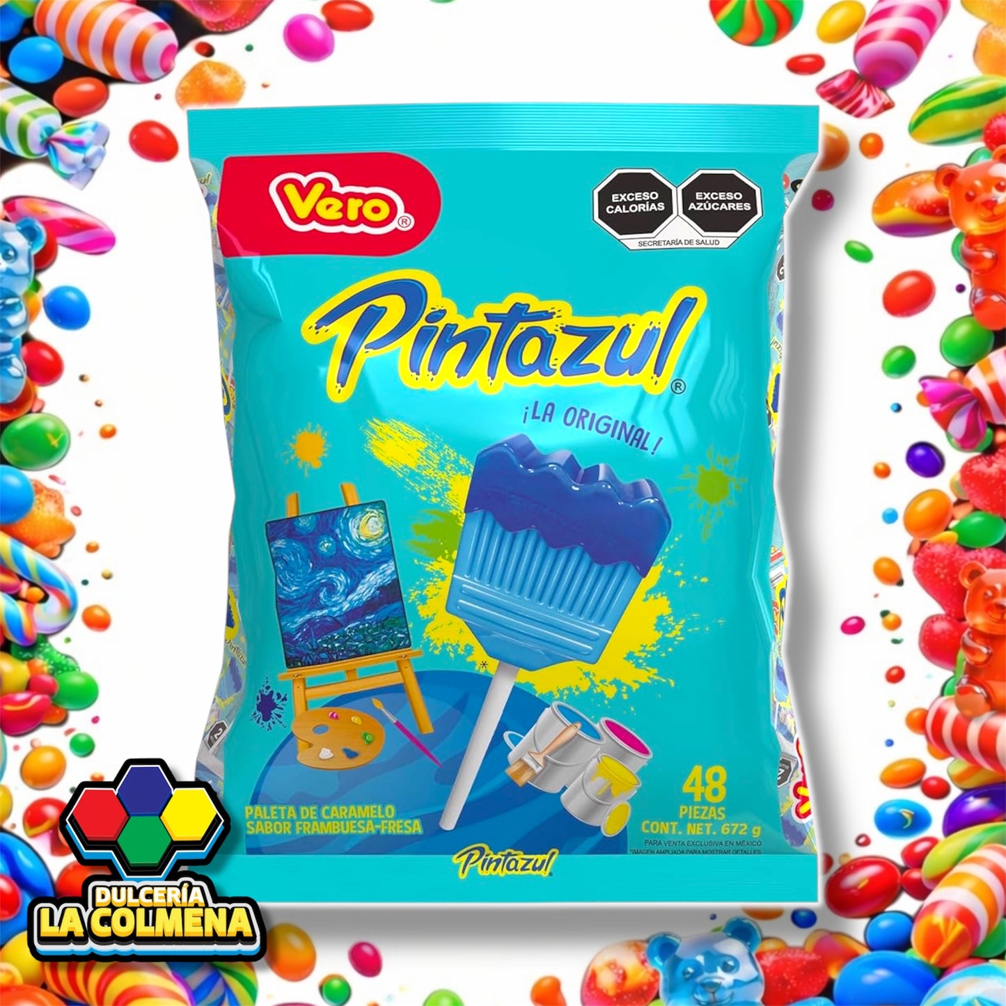 Paleta Pintazul 48 piezas