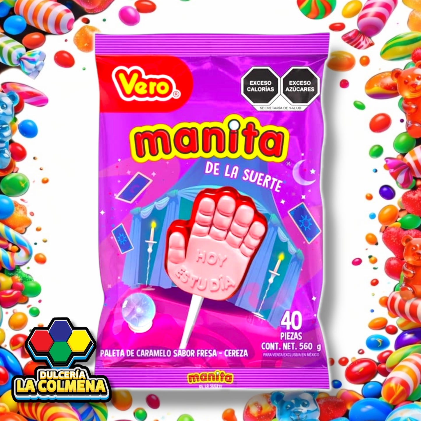 Paleta Manita 40 piezas