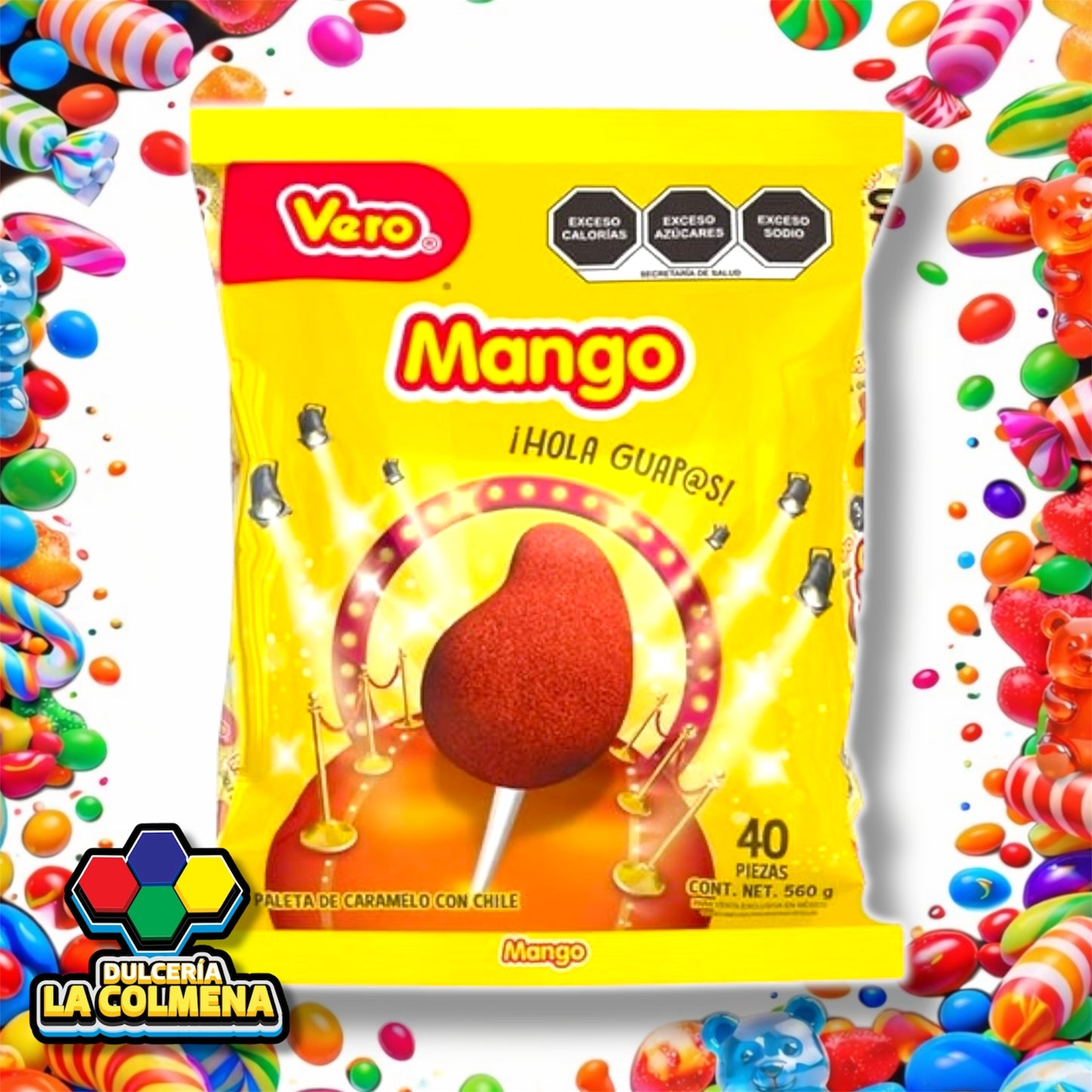 Paleta Vero Mango 40 piezas