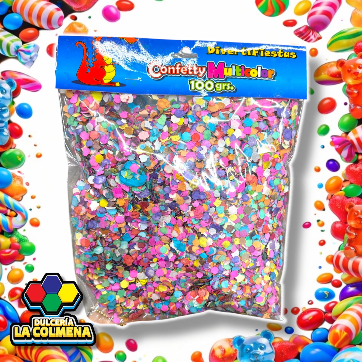 Confetti Multicolor 100 gr